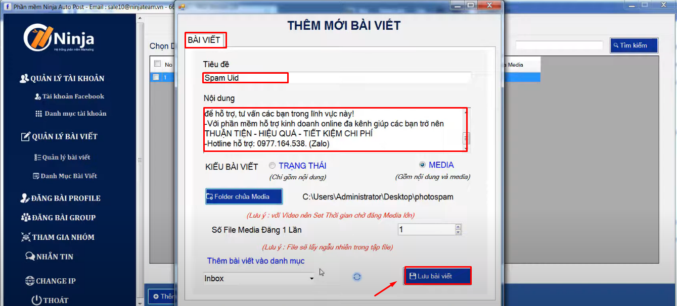 phần mềm spam tin nhắn facebook